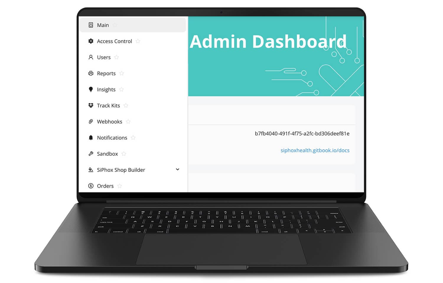 Practitioner dashboard for orders and shared results